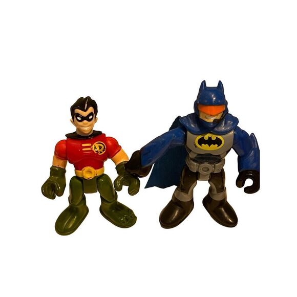Imaginext DC Super Friends Spider Man Batman Robin & Joker Action Figures Toys - Picture 3 of 13